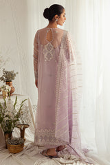 CHROMATIC HUE-4PC ORGANZA EMBROIDERED SUIT