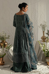 VINTAGE EBONY-4PC SILK EMBROIDERED SUIT