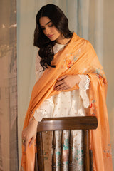 CORAL FLECK-3PC LAWN EMBROIDERED SUIT