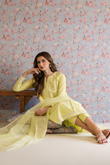CALLA GREEN-3PC EMBROIDERED LAWN SUIT