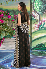 GOLD FOIL-3PC COTTON JACQUARD SUIT
