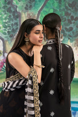 GOLD FOIL-3PC COTTON JACQUARD SUIT