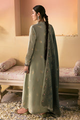 LAUREL SAGE-3PC COTTON JACQUARD SUIT