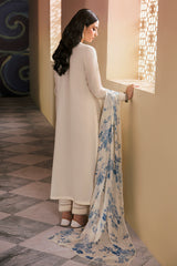 SNOW PEARL-3PC EMBROIDERED LAWN SUIT