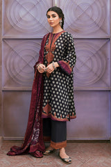 SABLE TWINE-3PC PRINTED LAWN SUIT