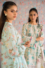 CAROLINA GRACE-3PC PRINTED LAWN SUIT