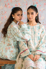 CAROLINA GRACE-3PC PRINTED LAWN SUIT