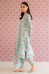 FLORAL HEAVEN-3PC PRINTED LAWN SUIT