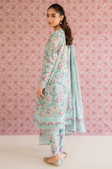 FLORAL HEAVEN-3PC PRINTED LAWN SUIT