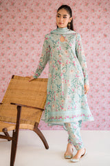 FLORAL HEAVEN-3PC PRINTED LAWN SUIT