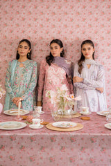 WINSOME ORCHID-3PC PRINTED LAWN SUIT