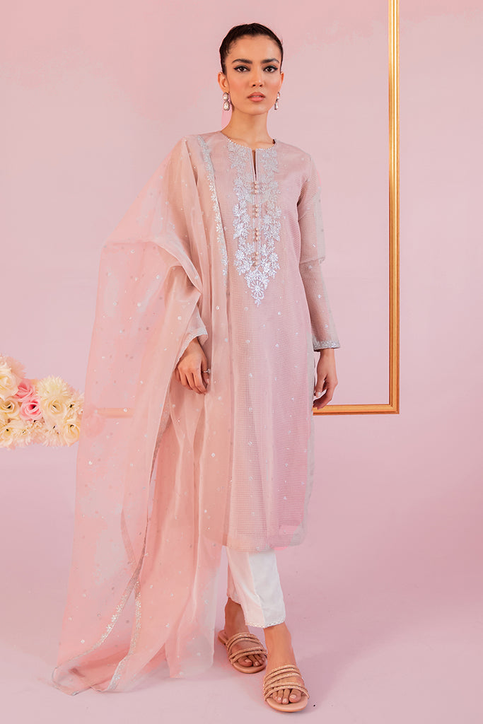VEILED ROSE-2PC (SHIRT & DUPATTA)