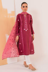 SANDSTONE BERRY-2PC (SHIRT & DUPATTA)