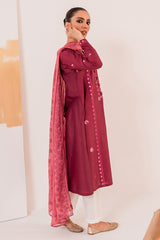 SANDSTONE BERRY-2PC (SHIRT & DUPATTA)