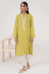 ETHNIC DEW LAWN EMBROIDERED SHIRT