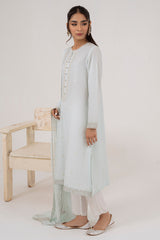 POWDER BLUE-2 PIECE (SHIRT & DUPATTA)