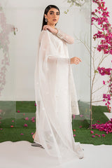 PEARL WHITE-2 PIECE ORGANZA