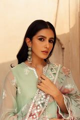 ETHEREAL MINT-2PC (SHIRT & DUPATTA)