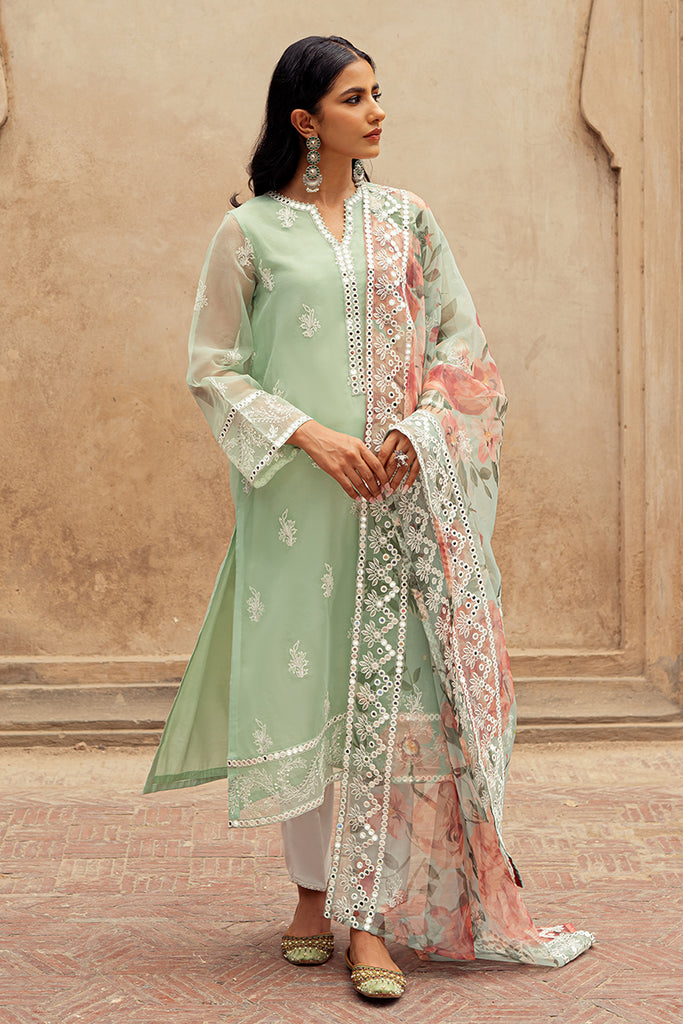 ETHEREAL MINT-2 PIECE (SHIRT & DUPATTA)