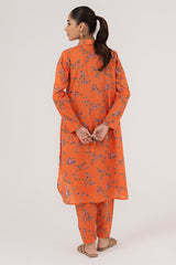 TANGERINE GLOW-2PC (SHIRT & TROUSER)