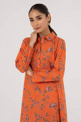TANGERINE GLOW-2PC (SHIRT & TROUSER)