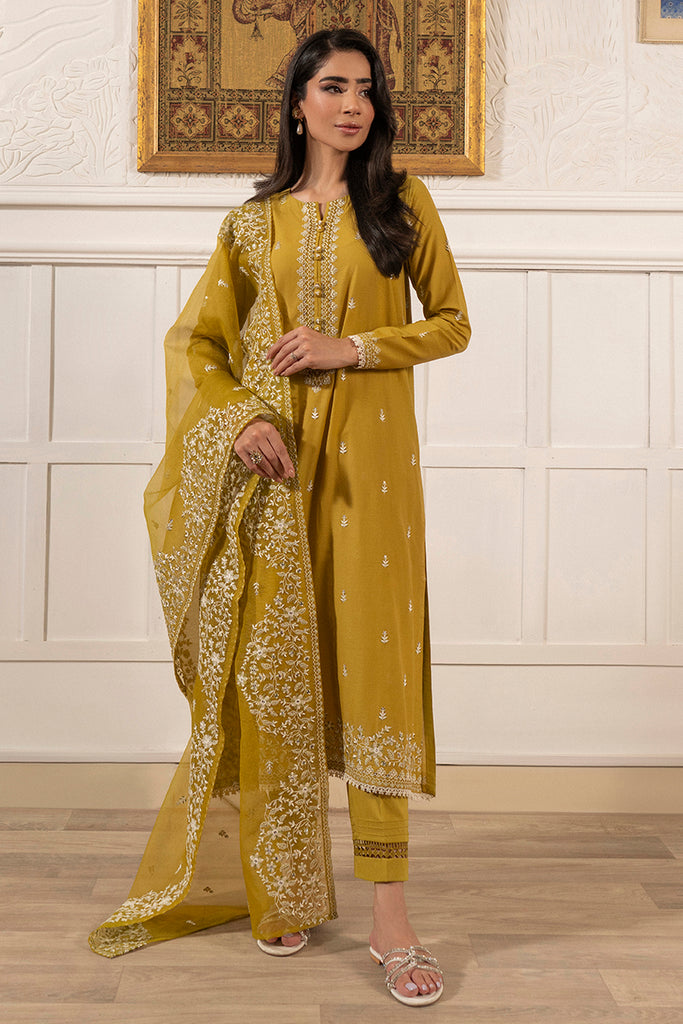 VIBRANT FIONA-3PC EMBROIDERED SUIT