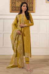VIBRANT FIONA-3PC EMBROIDERED SUIT