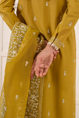 VIBRANT FIONA-3PC EMBROIDERED SUIT