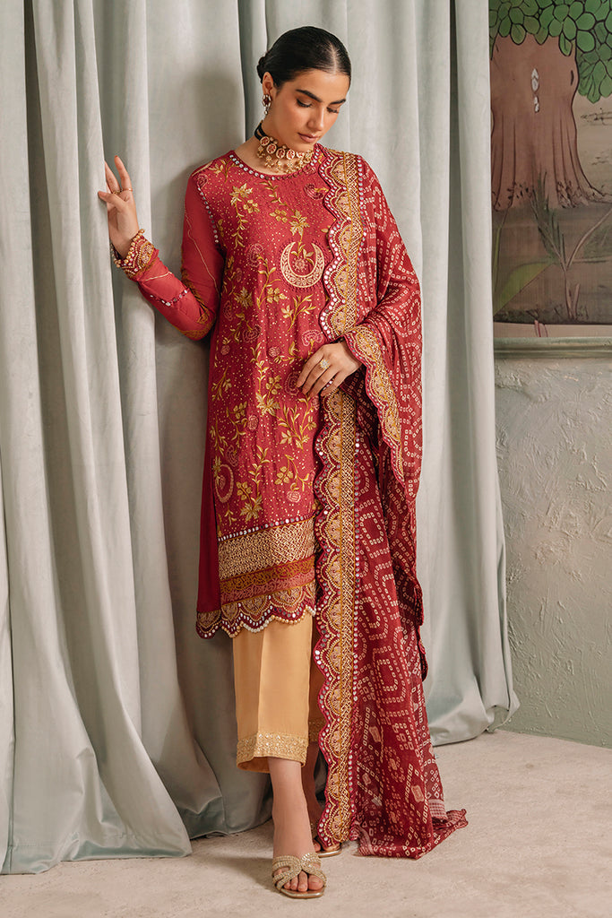 SCARLET-2PC (SHIRT & DUPATTA)