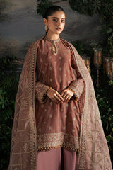 WHIMSICAL ZEST-3PC VELVET EMBROIDERED SUIT