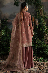 WHIMSICAL ZEST-3PC VELVET EMBROIDERED SUIT