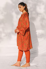 VIVID RUST-2PC LINEN SUIT