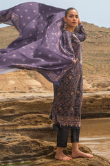 PASHMINA BLEND-3PC SATIN PRINTED SUIT