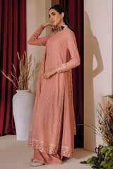CAMEO BROWN-3PC (SHIRT, DUPATTA & TROUSER)