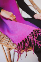 FUSCHIA SPLENDOUR SHAWL