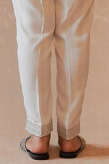 SILVER BRICH 1 EMBROIDERED PANTS