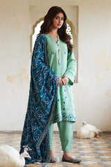 ROYAL DUSK-3PC KHADDAR EMBROIDERED SUIT