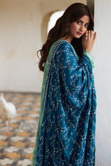 ROYAL DUSK-3PC KHADDAR EMBROIDERED SUIT