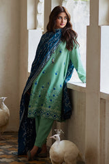 ROYAL DUSK-3PC KHADDAR EMBROIDERED SUIT
