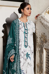 IVORY HARTLEY-3PC KHADDAR EMBROIDERED SUIT