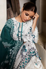 IVORY HARTLEY-3PC KHADDAR EMBROIDERED SUIT