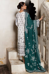 IVORY HARTLEY-3PC KHADDAR EMBROIDERED SUIT