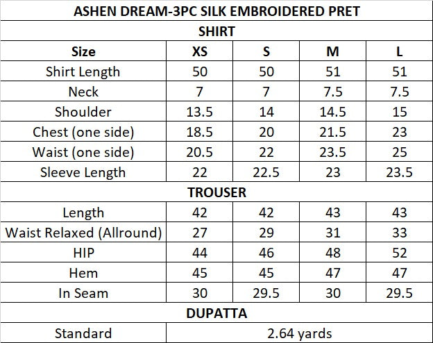 Size Guide