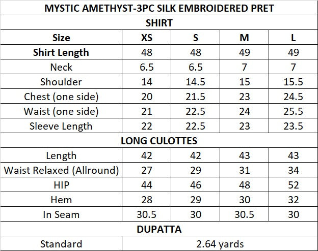 Size Guide