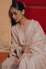 ROSE SMOKE-2 PIECE (SHIRT & DUPATTA)