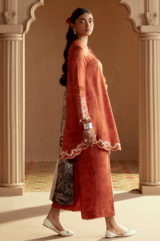Rs 3650 Paltar Fancy Marina printed 3pc ( D 529) main image 0