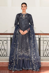 WHISPERING WILLOW-3PC SILK EMBROIDERED PRET