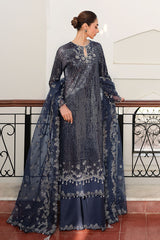 WHISPERING WILLOW-3PC SILK EMBROIDERED PRET