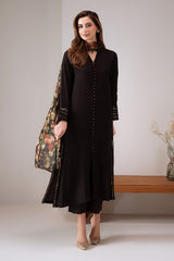 DARK ELEGANCE-2 PC (SHIRT & DUPATTA)
