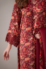 SCARLET SUNSET-2 PC (SHIRT & DUPATTA)